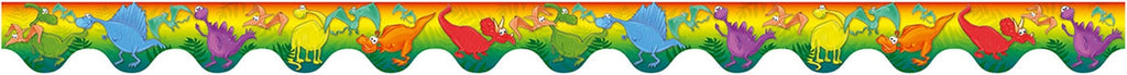 Dinosaurs - Scalloped Borders (Pack of 12) - Brain Spice