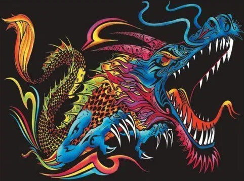 Dragon - Large Poster - Brain Spice
