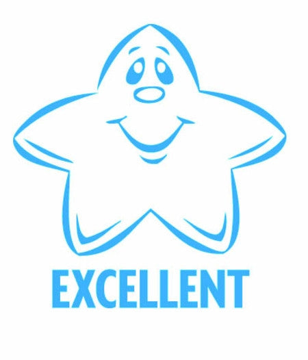 Excellent Star - Merit Stamp | Brain Spice