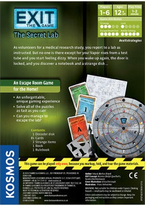 Exit The Game - The Secret Lab - Brain Spice