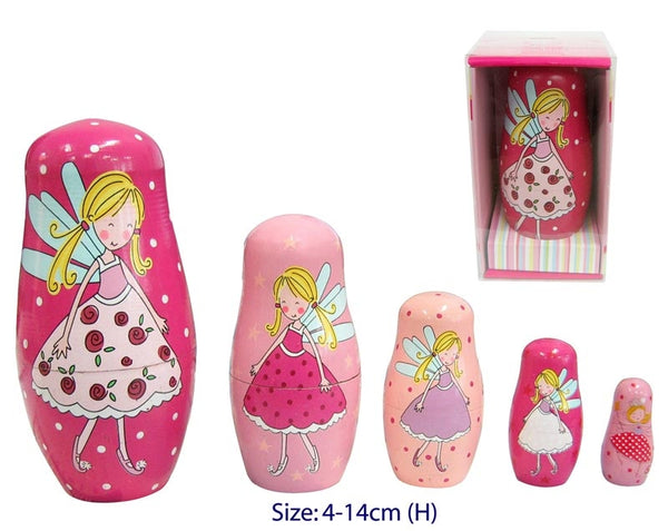 Fairy Nesting Dolls 5pc - Brain Spice