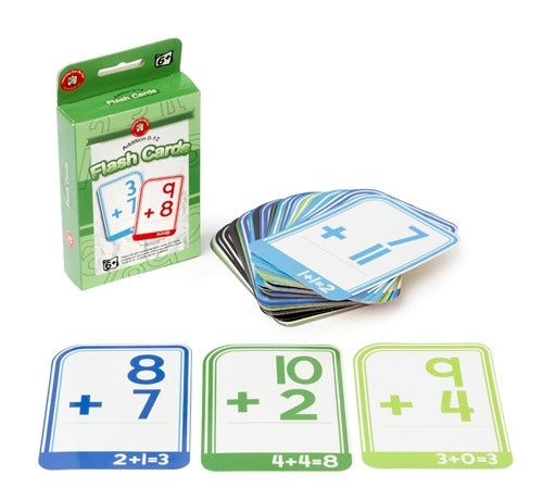 Flash Cards - Addition 0 to 12 - Brain Spice