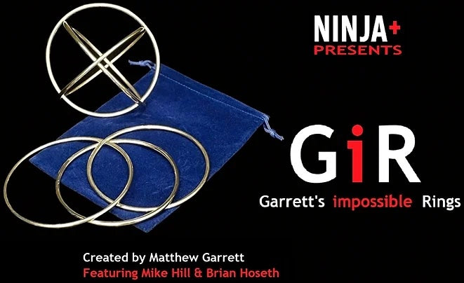 GIR Ring Set - BLACK CHROME - by Matthew Garrett - Brain Spice