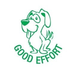 Good Effort Dog - Merit Stamp - Brain Spice