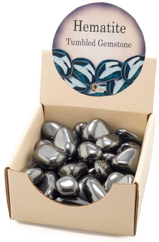 Hematite Tumbled Stone - Brain Spice