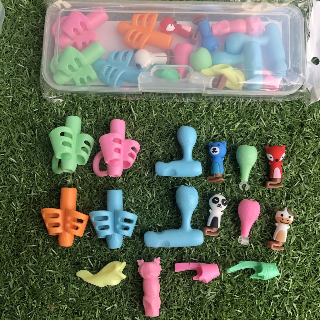 Pencil Grip Set - 15 Pieces