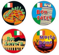 Italian - pk 96 Merit Stickers - Brain Spice