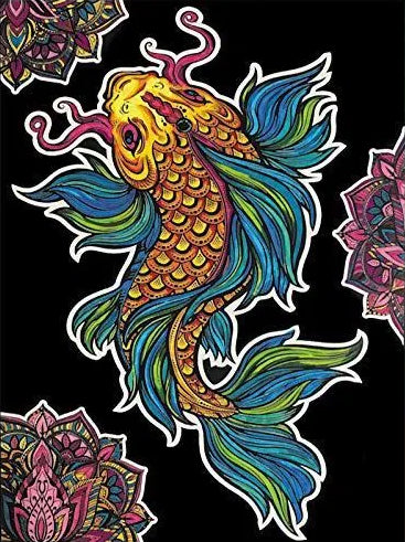 Koi Carp - Large Poster - Brain Spice