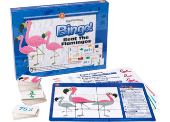 Beat the Flamingo Bingo - Equivalence Game - Brain Spice