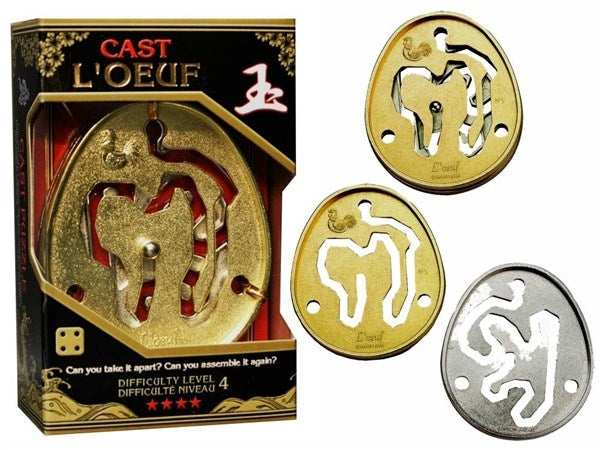 Loeuf L4 - Huzzle Cast Puzzle - Brain Spice