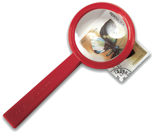 Magnifying Lens Red