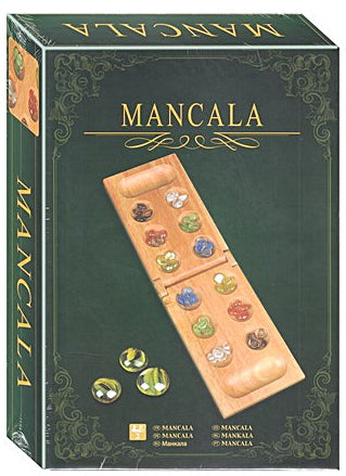 Mancala Boxed Folding Wood - Brain Spice