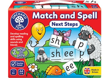 Match and Spell Next Steps - Brain Spice