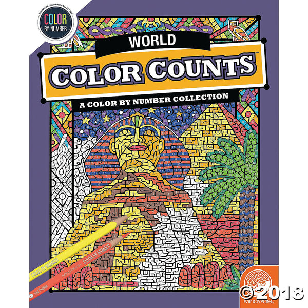Colour Counts - Travel World - Brain Spice