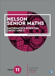 Nelson Senior Maths 11 Essential Student Book with NelsonNetBook Access Code - Brain Spice