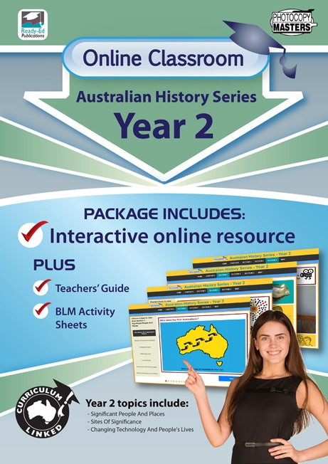 Online Classroom Australian History Series - Brain Spice