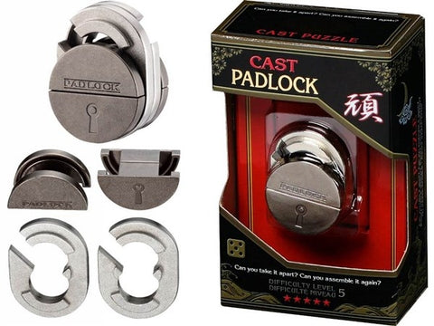 Padlock L5 - Huzzle Cast Puzzle - Brain Spice