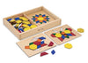Pattern Blocks and Boards 120pc - Brain Spice