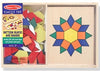 Pattern Blocks and Boards 120pc - Brain Spice