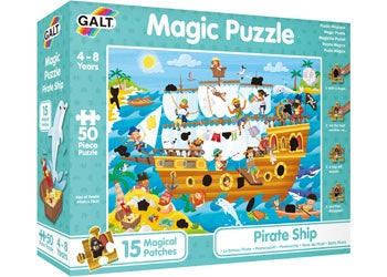 Pirate Ship Magic Puzzle - 50pc - Brain Spice