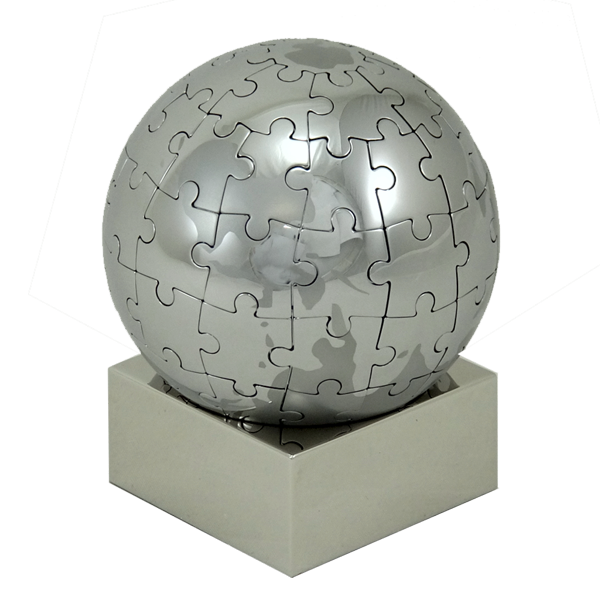 Magnetic World Globe Puzzle - Brain Spice