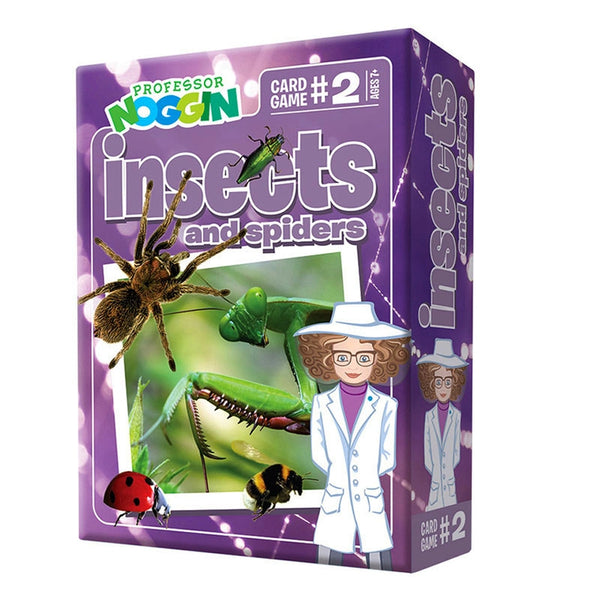 Professor Noggins Insects and Spiders Card Game - Brain Spice