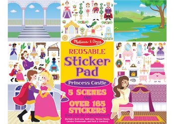 Reusable Sticker Pad - Castle - Brain Spice