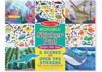 Reusable Sticker Pad - Under the Sea - Brain Spice