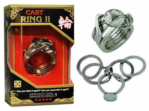 Ring II L5 - Huzzle Cast Puzzle - Brain Spice