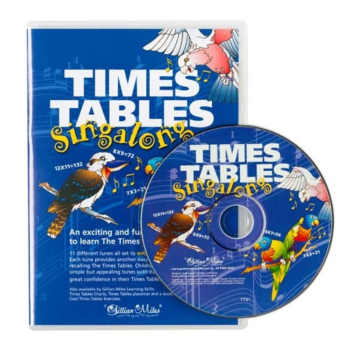Singalong Times Tables CD - Brain Spice