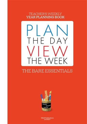 Teachers Weekly Bare Essentials Planner - Brain Spice