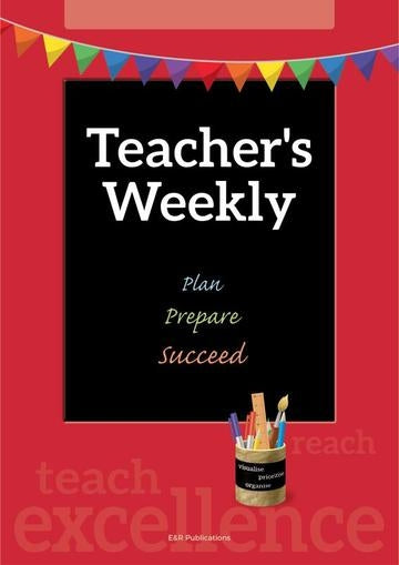 Teachers Weekly Planner - Brain Spice