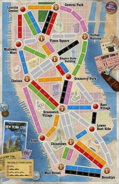 Ticket to Ride - New York - Brain Spice