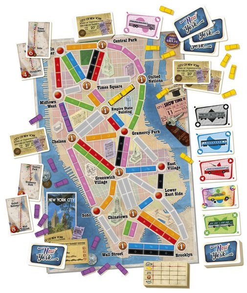 Ticket to Ride - New York - Brain Spice