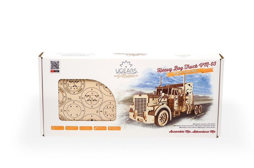 Heavy Boy Truck- uGears - Brain Spice