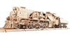 V-Express Steam Train and Tender - uGears - Brain Spice
