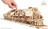 V-Express Steam Train and Tender - uGears - Brain Spice