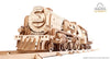 V-Express Steam Train and Tender - uGears - Brain Spice