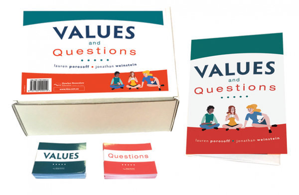 Values and Questions Card Deck and Instruction Booklet - Brain Spice