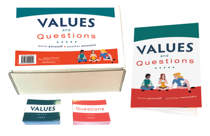 Values and Questions Card Deck and Instruction Booklet - Brain Spice