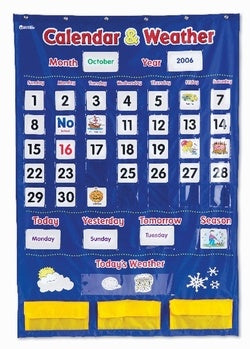 Calendar and Weather - Pocket Chart - Brain Spice