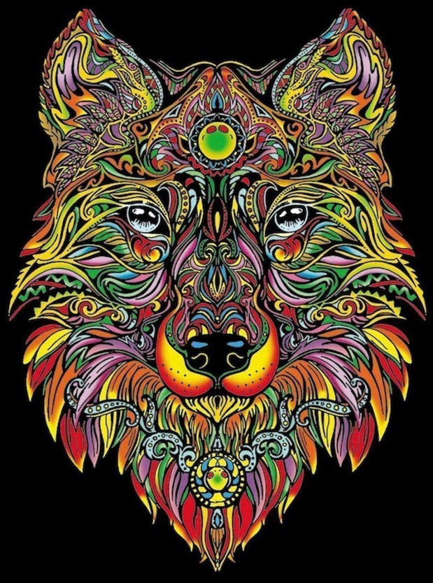 Wolf - Large Poster - Brain Spice